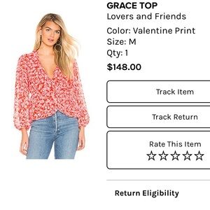 Lovers and Friends Wrap blouse